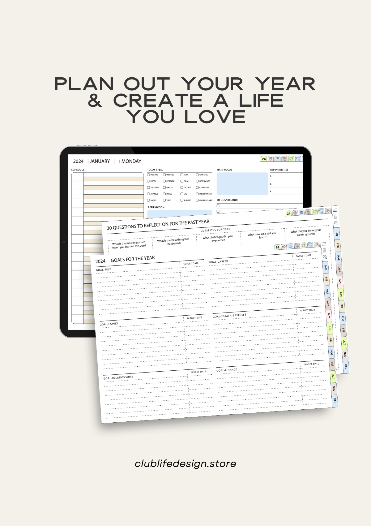 All-In-One Digital Planner 2024