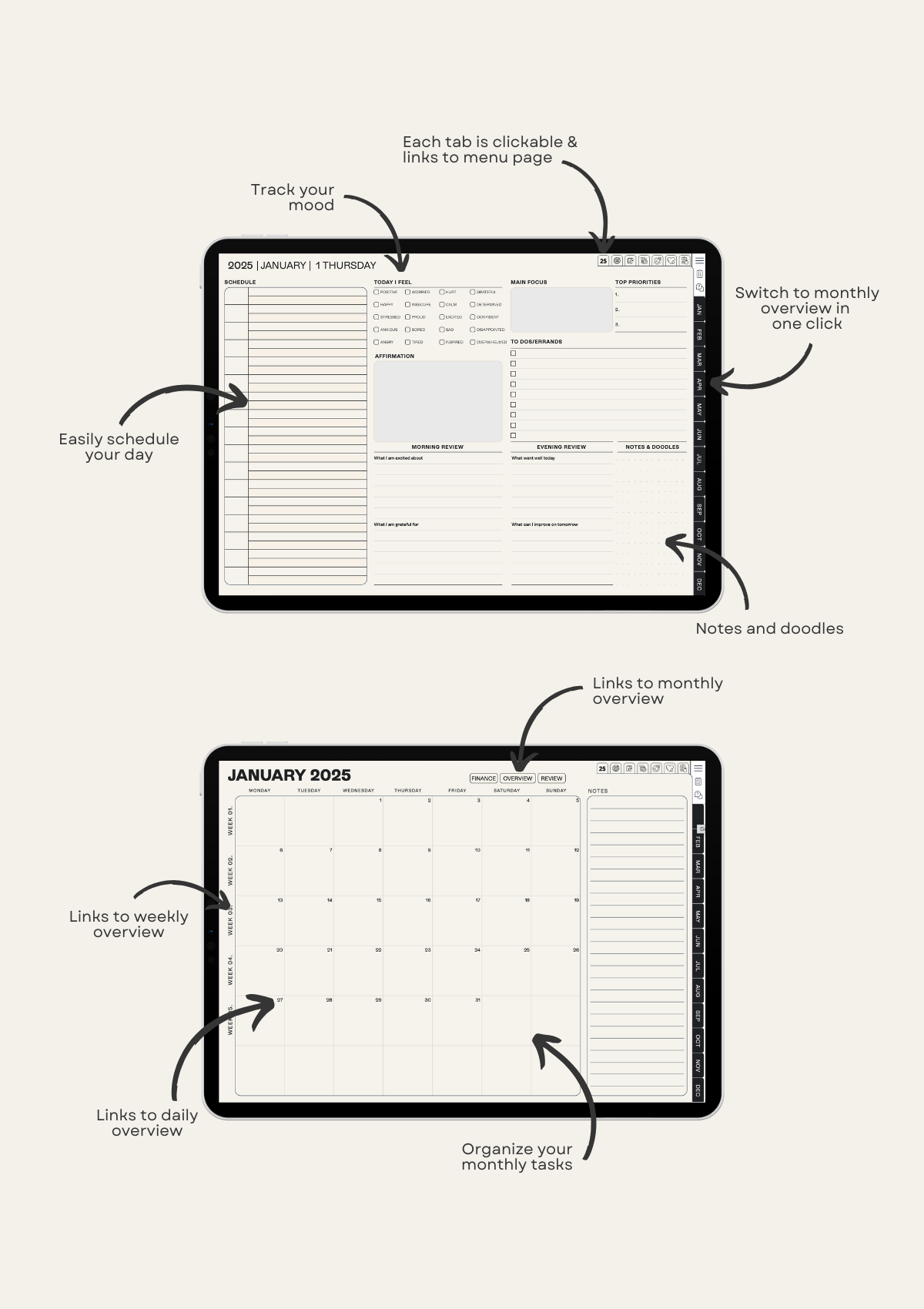 All-In-One Digital Planner 2025