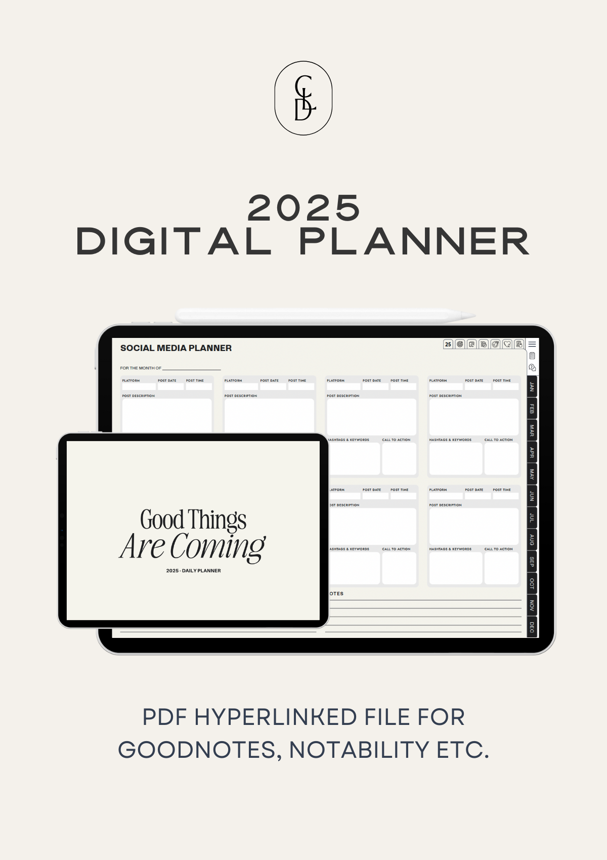 All-In-One Digital Planner 2025