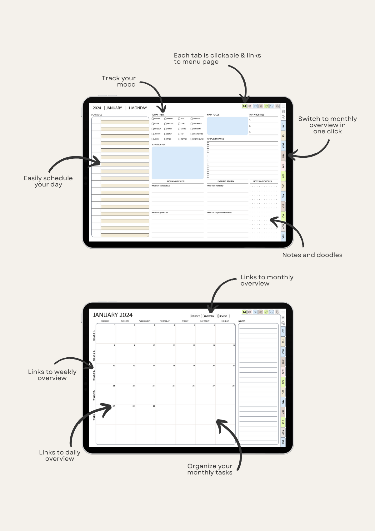 All In One Digital Planner 2024   8 