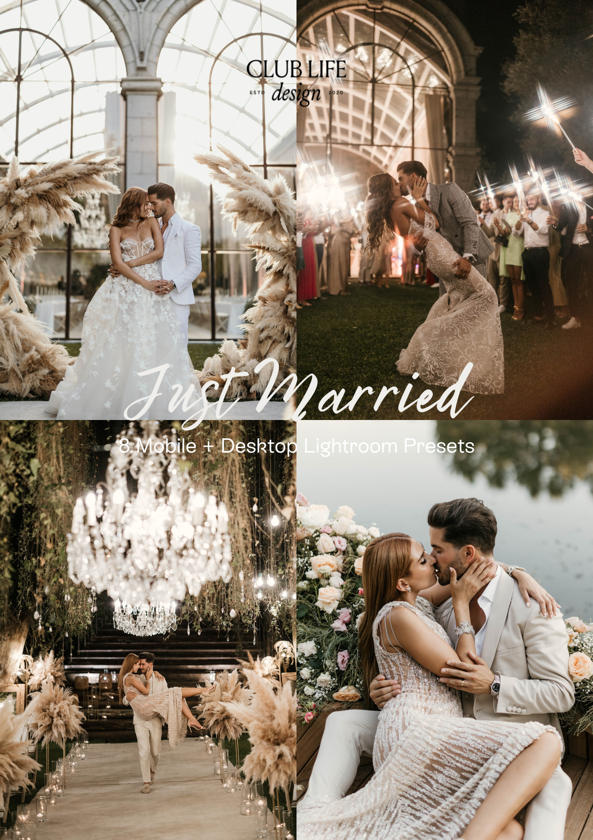 JUST MARRIED Lightroom Mobile & Desktop Presets