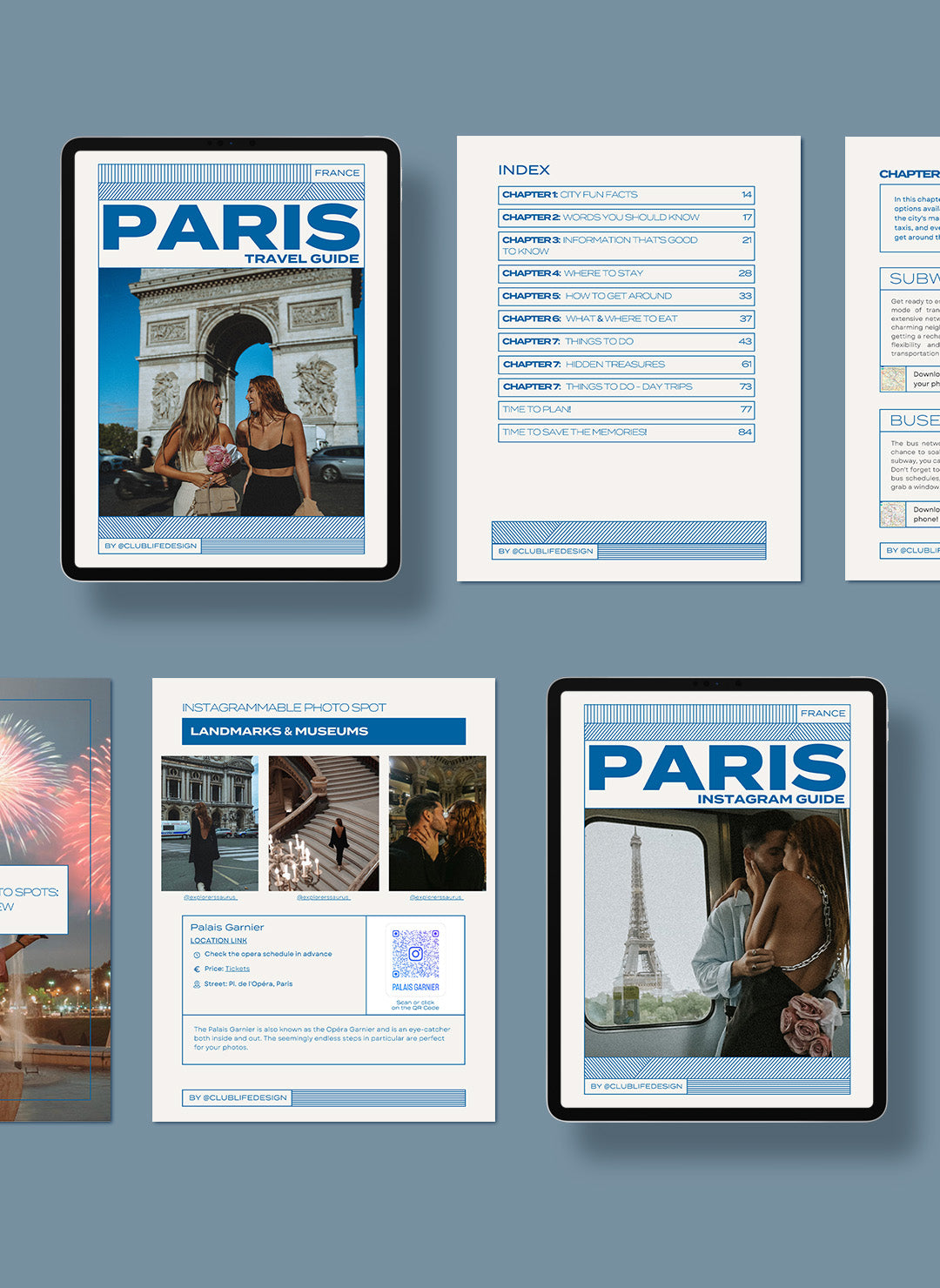 Paris Explorer Bundle: Travel Guide & Instagrammable Photo Spot Guide